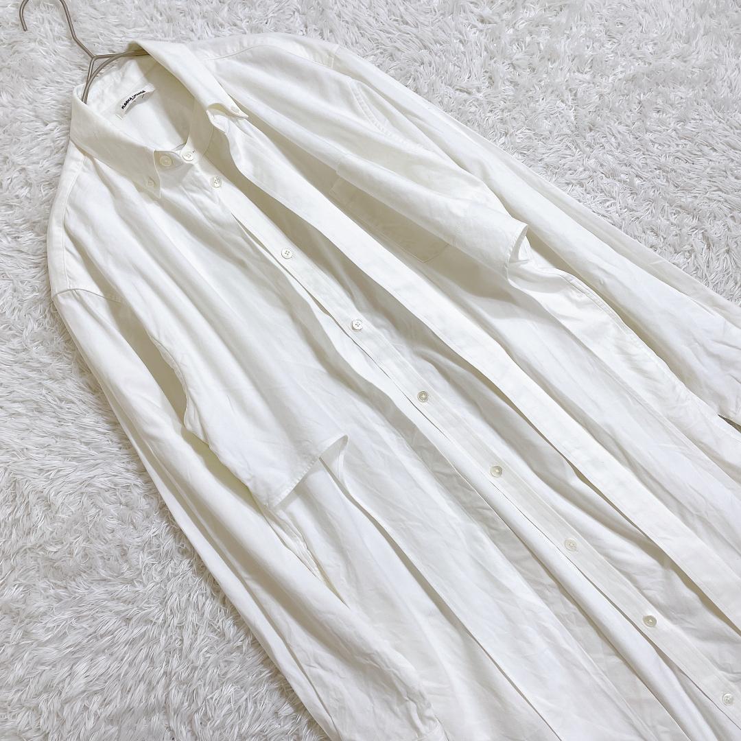 FUMIKA_UCHIDA Oxford chrome ロングシャツ 36