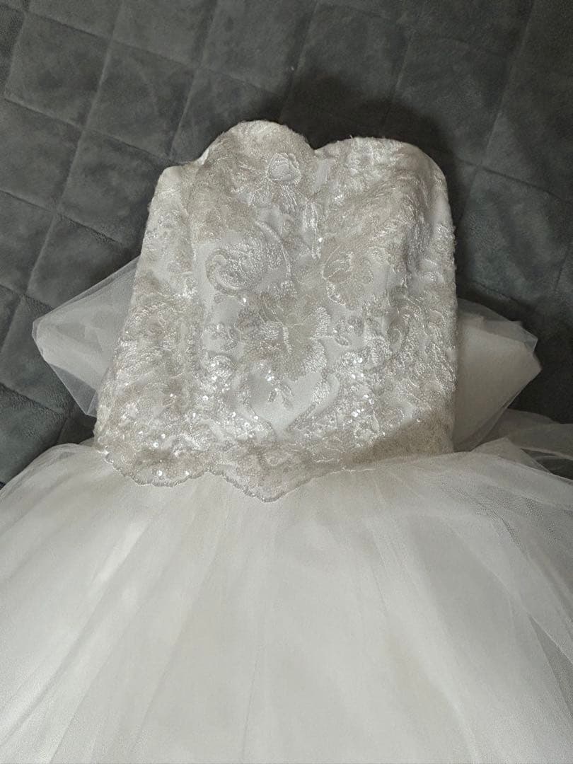 NICOLE ウェディングドレス 9号 ベールグローブセット