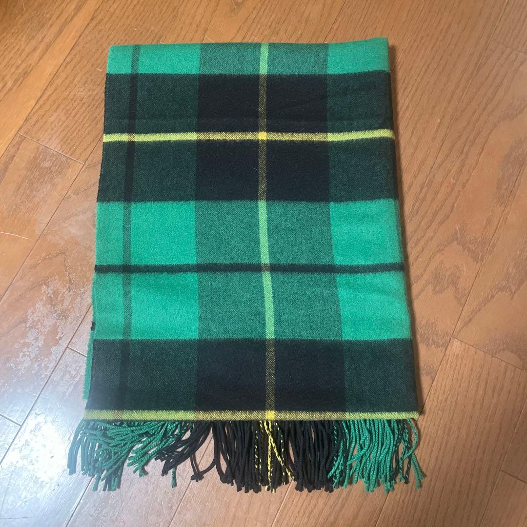 ジョンストンズ　大判カシミヤストール 日本別注 ハンティングウォレス タグなし