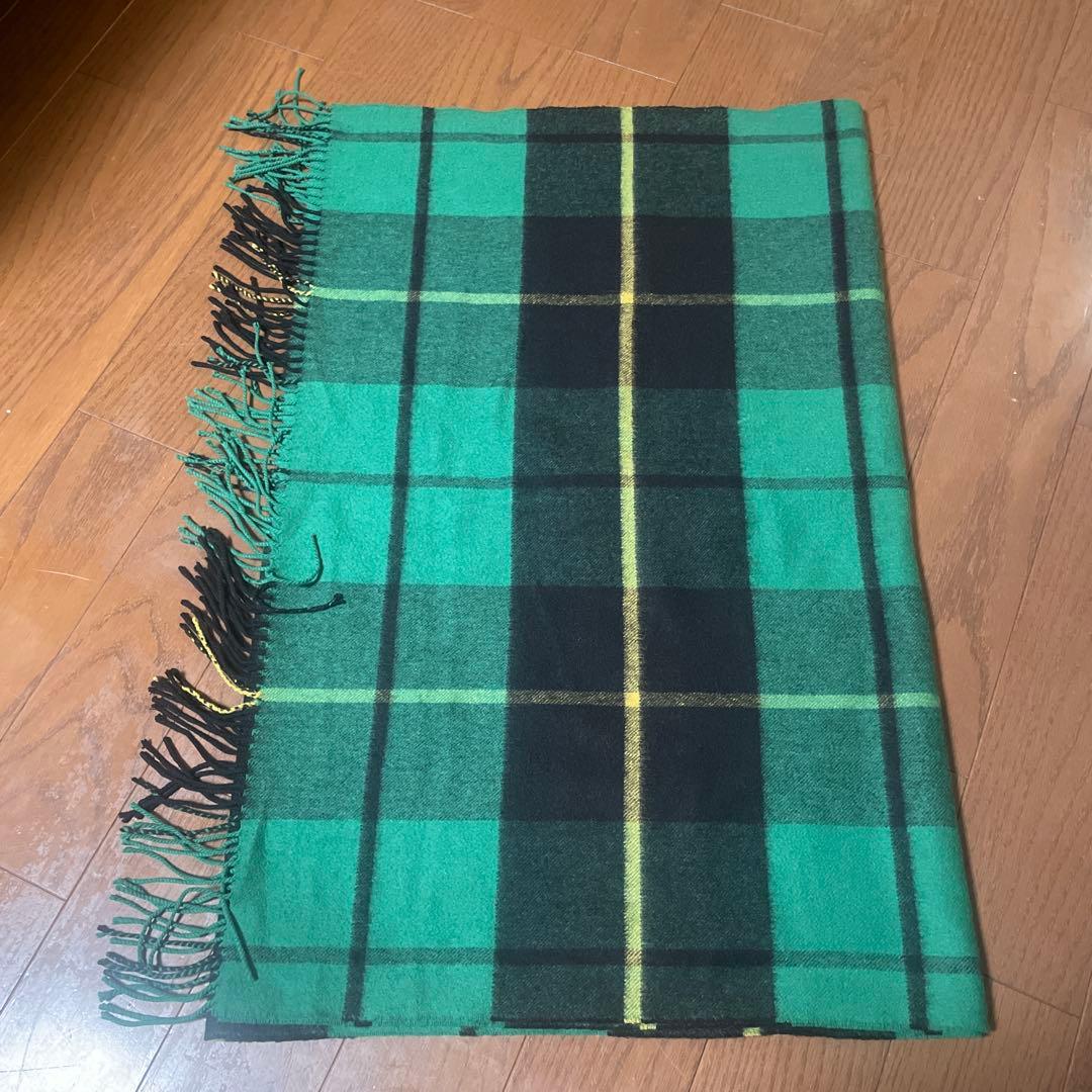 ジョンストンズ　大判カシミヤストール 日本別注 ハンティングウォレス タグなし