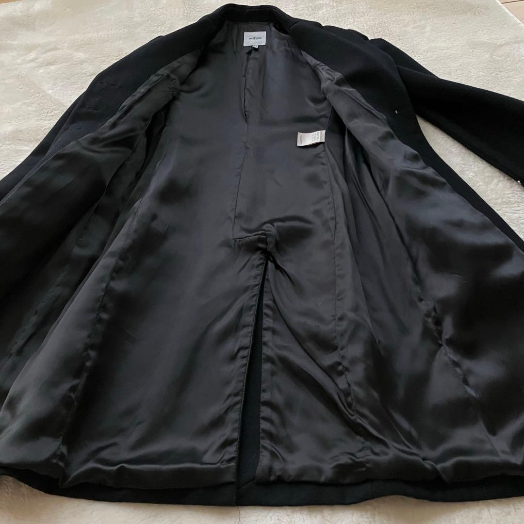 イタリア製 モスキーノ MOSCHINO コットン ウール チェスター コート