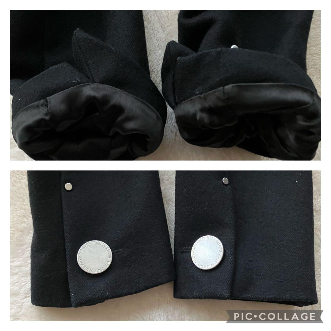 イタリア製 モスキーノ MOSCHINO コットン ウール チェスター コート