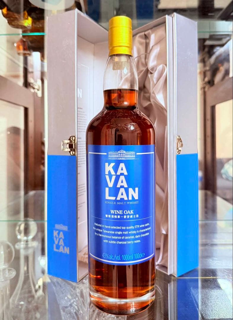 KAVALAN WINE OAK シングルモルトウイスキー 1000ml.