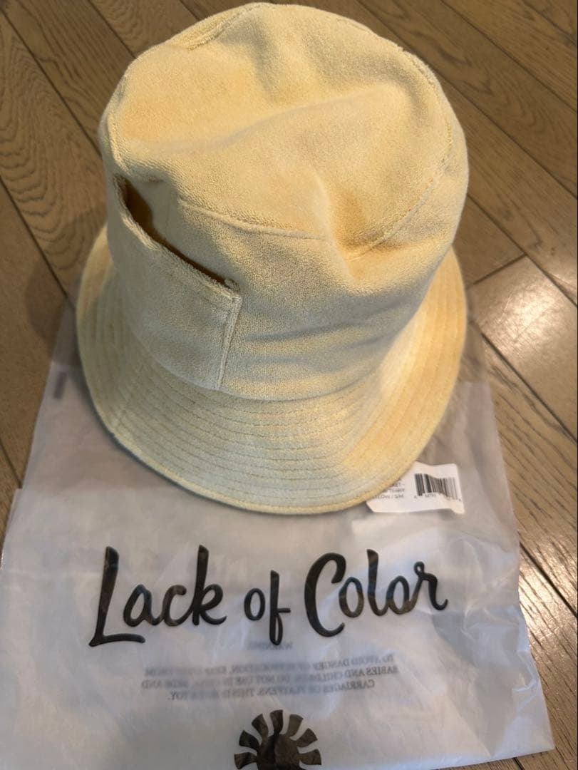 Lack of Color イエローバケットハット S/M