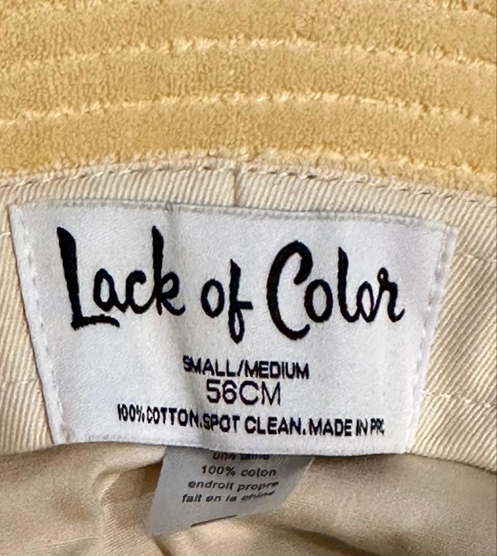 Lack of Color イエローバケットハット S/M