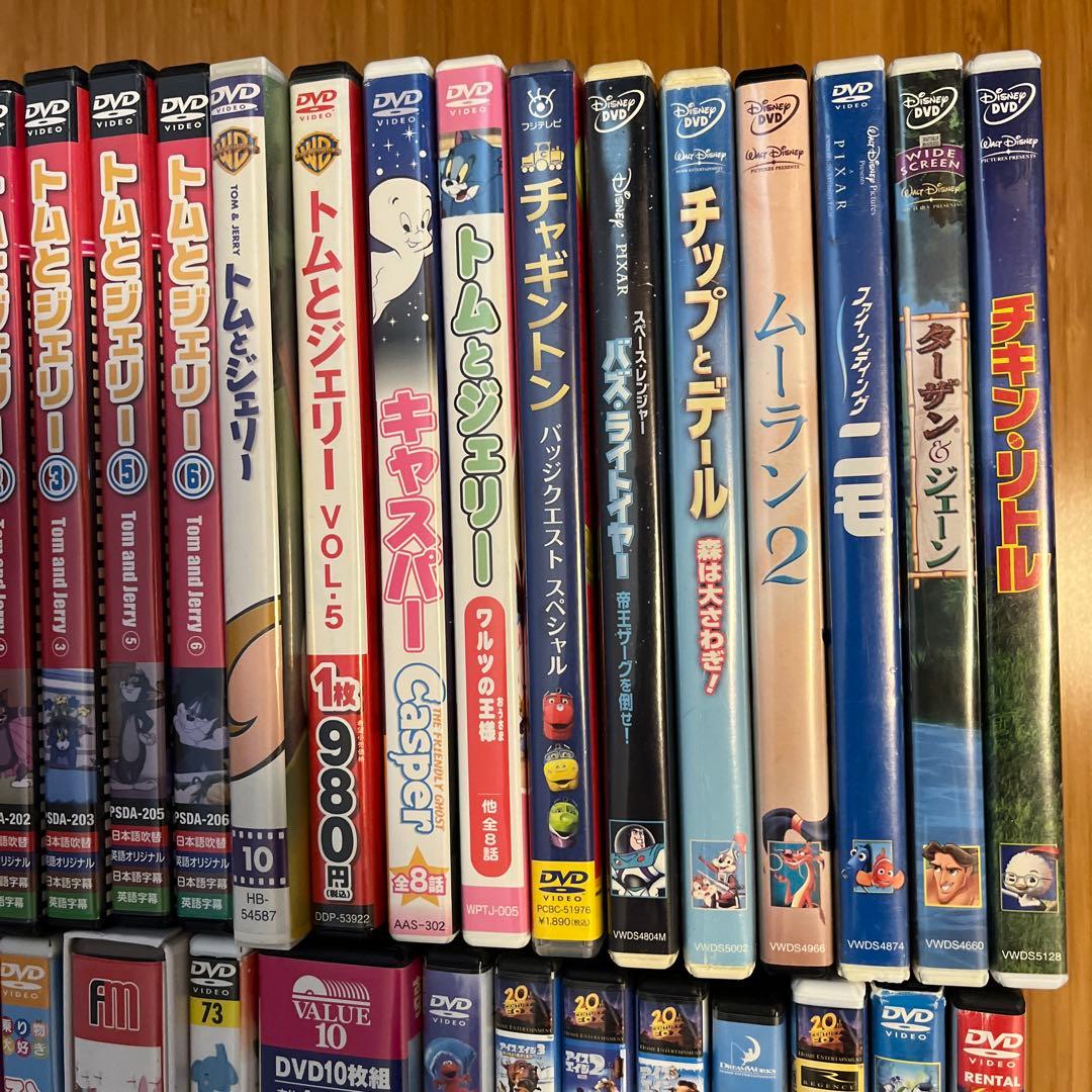 ディズニーなど子供向け　DVD まとめ売り　約85枚　未検品