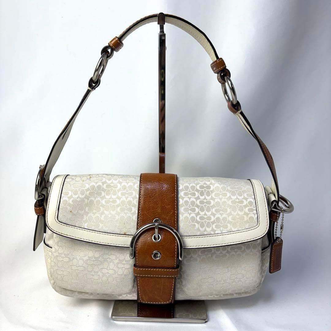 バッグ Coach Mini Signature Soho Shoulder Bag