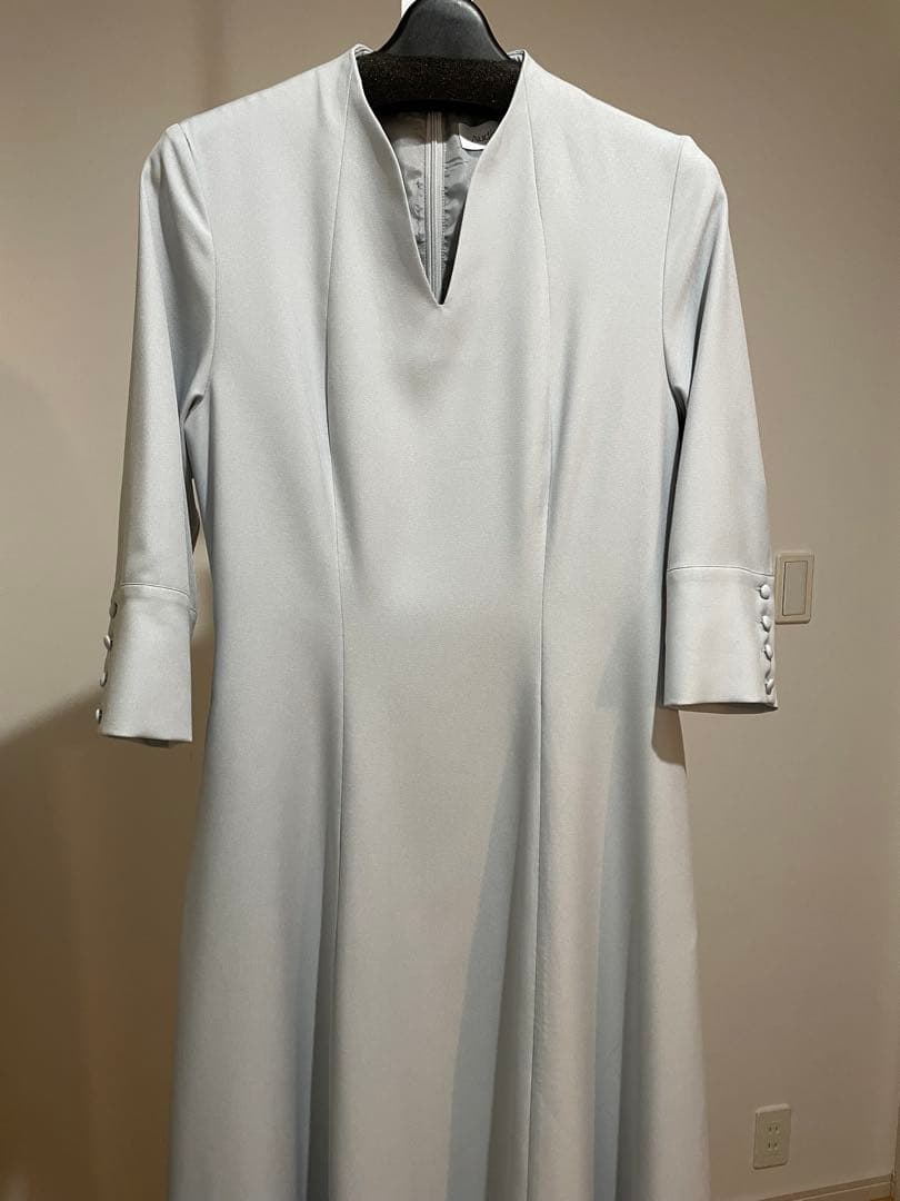 ワンピース Audire Catherine flare dress (Blue gray)