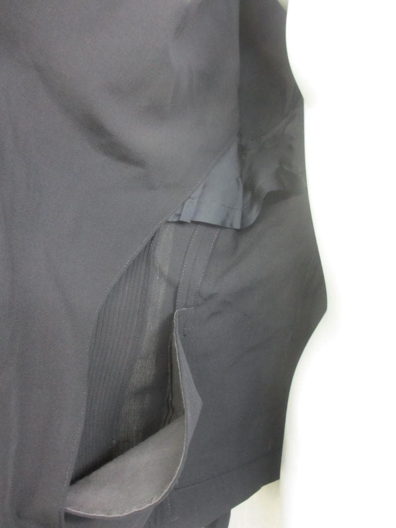 値下げ！コムデギャルソン　ブラック プリーツ ジャケット　　M　ウールナイロン