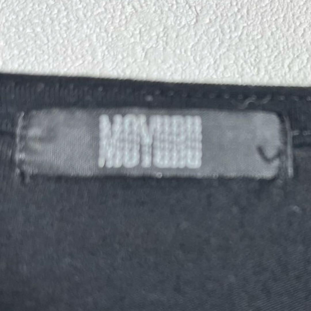 モユル　アシンメトリー　黒　長袖　チュニック　ワンピース　モード系