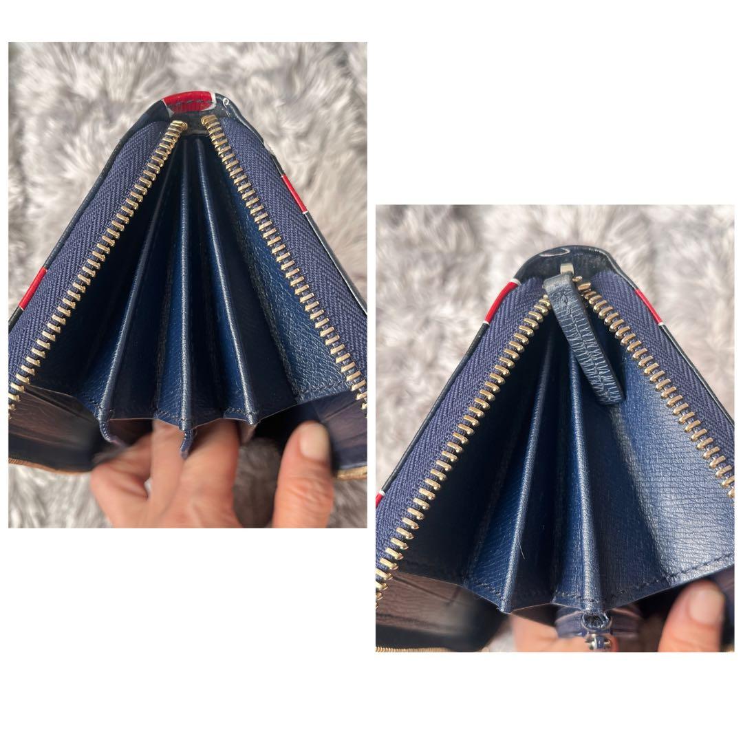 美品✨GUCCI ハートデザイン　ラウンドファスナー　インターロッキング　長財布