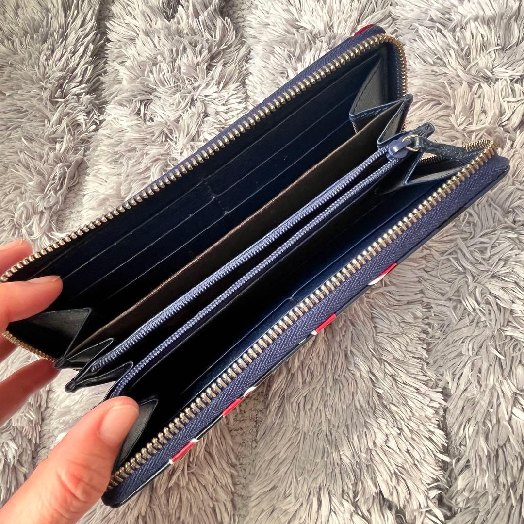 美品✨GUCCI ハートデザイン　ラウンドファスナー　インターロッキング　長財布