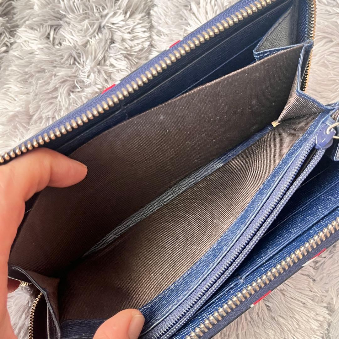 美品✨GUCCI ハートデザイン　ラウンドファスナー　インターロッキング　長財布