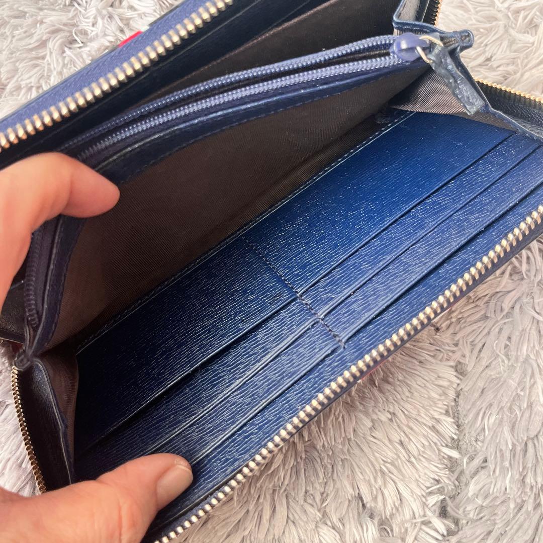 美品✨GUCCI ハートデザイン　ラウンドファスナー　インターロッキング　長財布