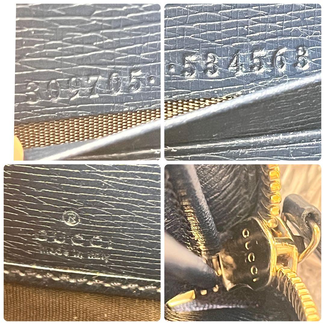 美品✨GUCCI ハートデザイン　ラウンドファスナー　インターロッキング　長財布