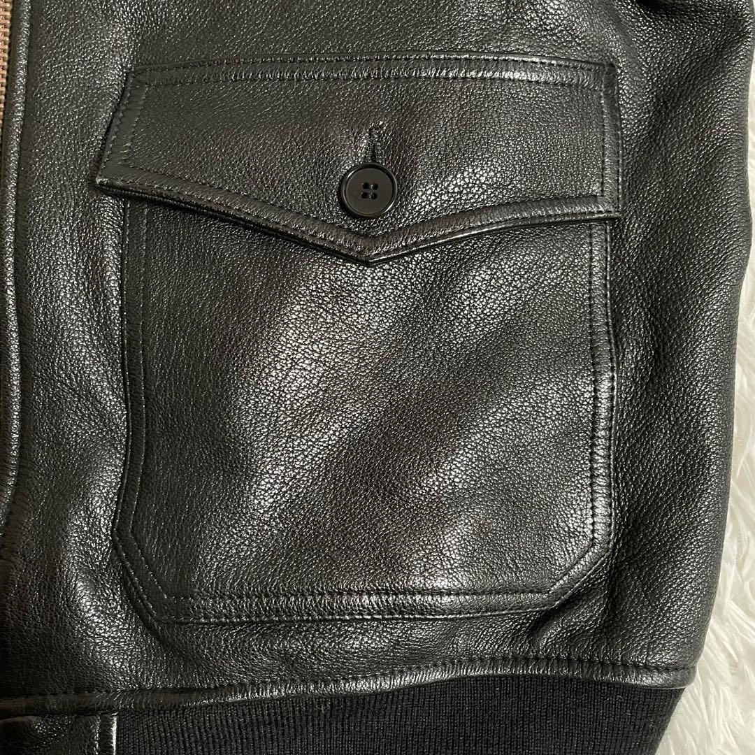 スクオーバル フライトジャケット レザージャケット G-1 ゴートレザー 山羊革