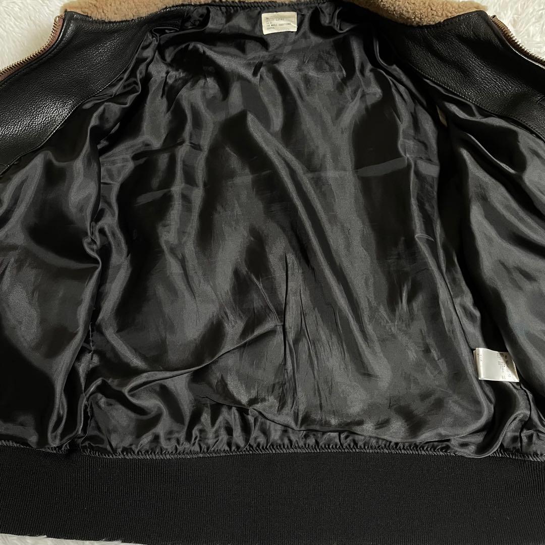 スクオーバル フライトジャケット レザージャケット G-1 ゴートレザー 山羊革