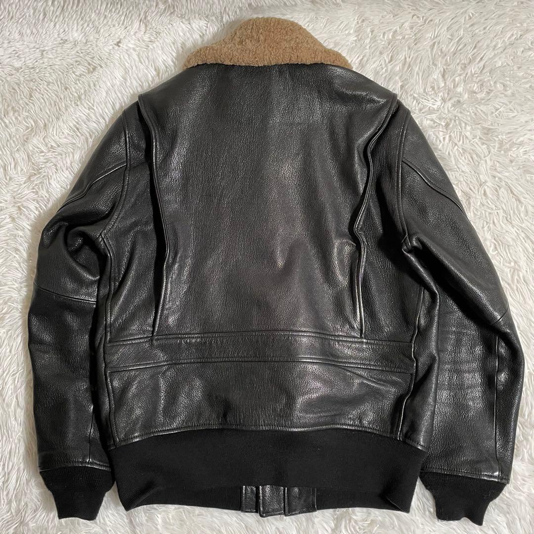 スクオーバル フライトジャケット レザージャケット G-1 ゴートレザー 山羊革