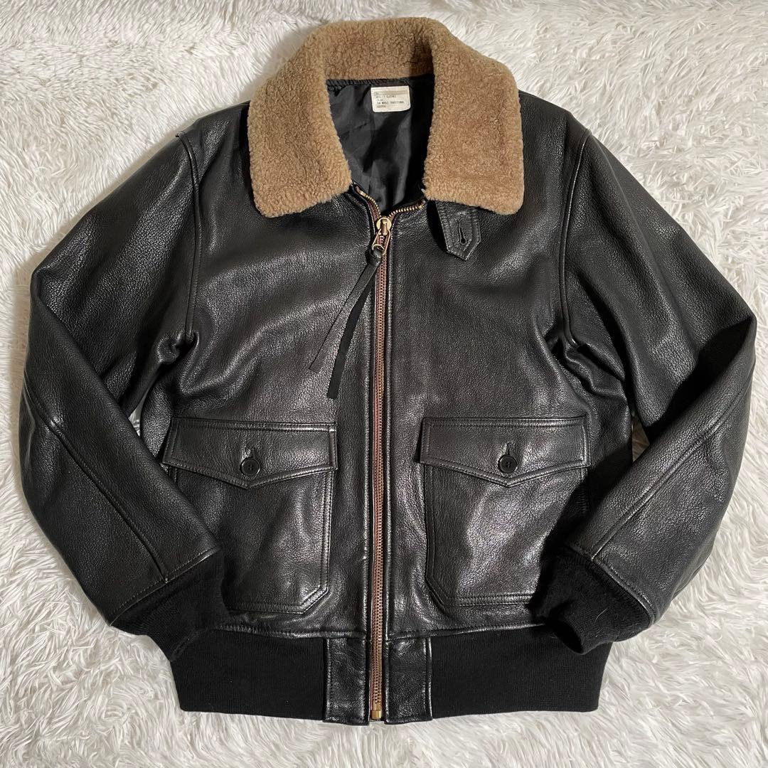 スクオーバル フライトジャケット レザージャケット G-1 ゴートレザー 山羊革