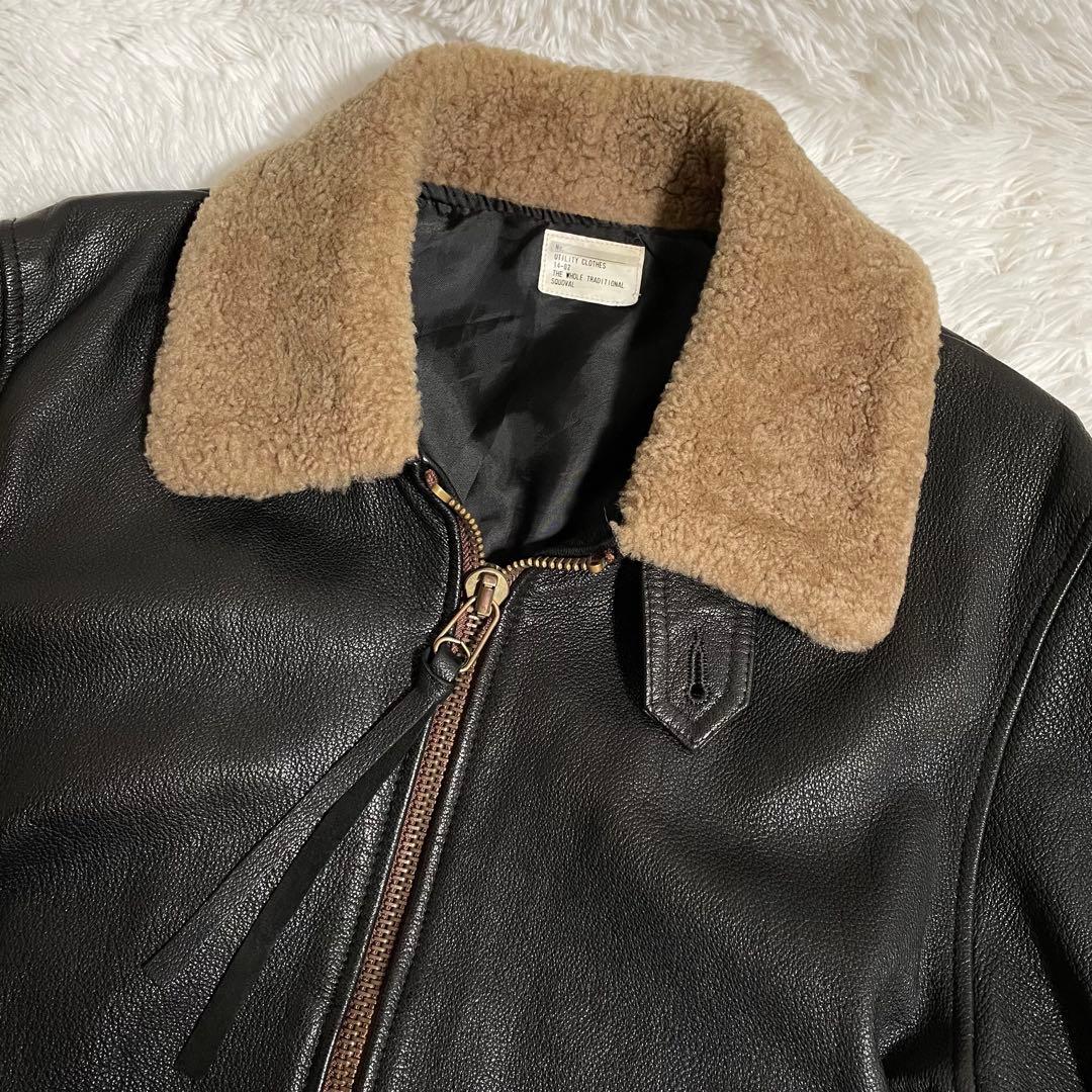 スクオーバル フライトジャケット レザージャケット G-1 ゴートレザー 山羊革