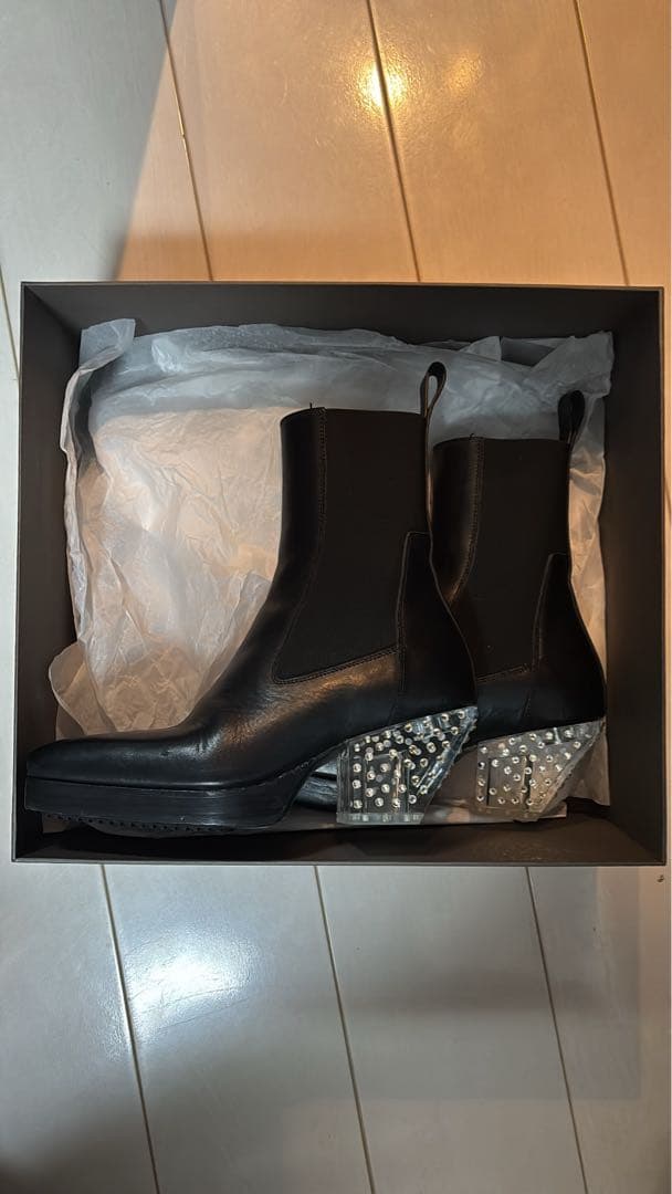 rick owens キスブーツ スタッツヒール 希少 箱付き