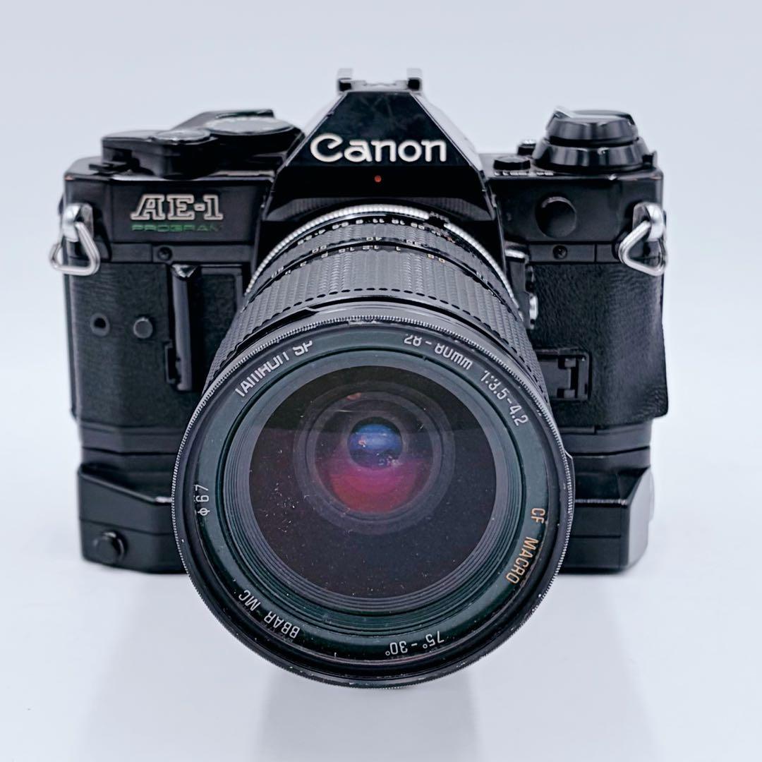 Canon AE-1 ブラックボディ POWER WINDER A2 レンズ付き