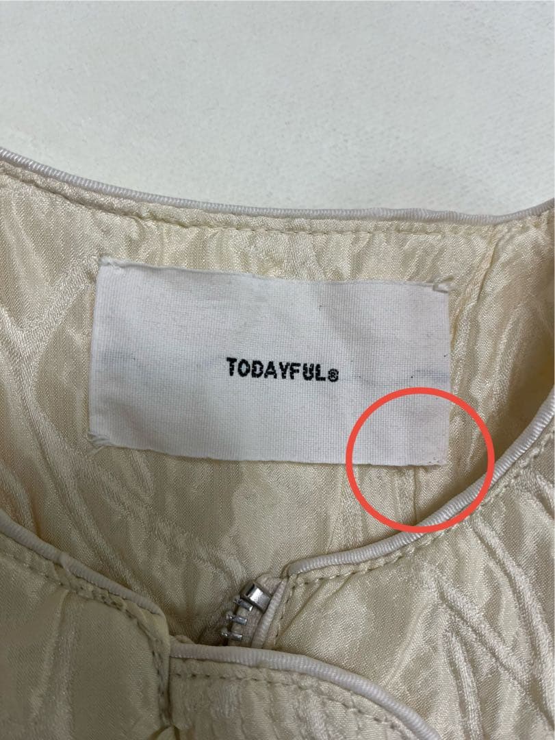 TODAYFUL ジャガードパイピングブルゾン