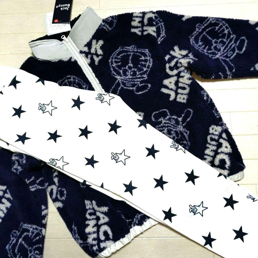 再再再値下新品ジャックバニー　ボアジャケット0ドラえもん紺グレー定価24200円