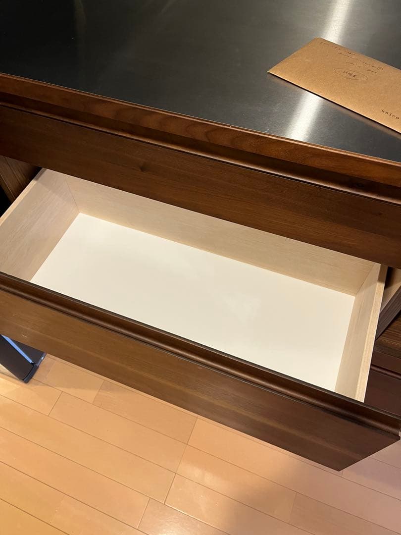 ウニコ unico 食器棚 キッチンラックDIXキッチンボード W1200