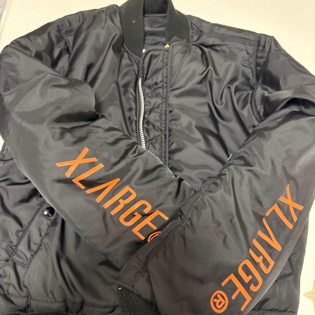 XLARGE ブラック MA-1 ALPHA リバーシブル仕様　年末セール！！