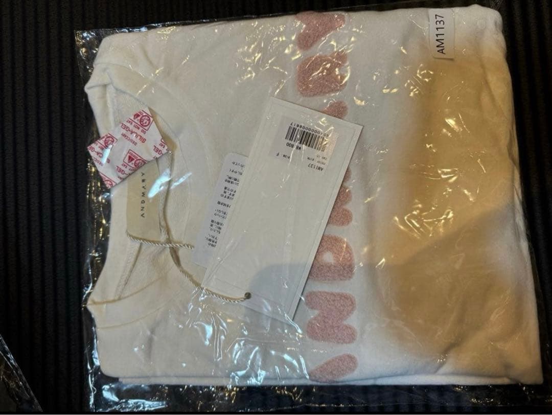 andmary Mary logo tops ピンク　新品未使用