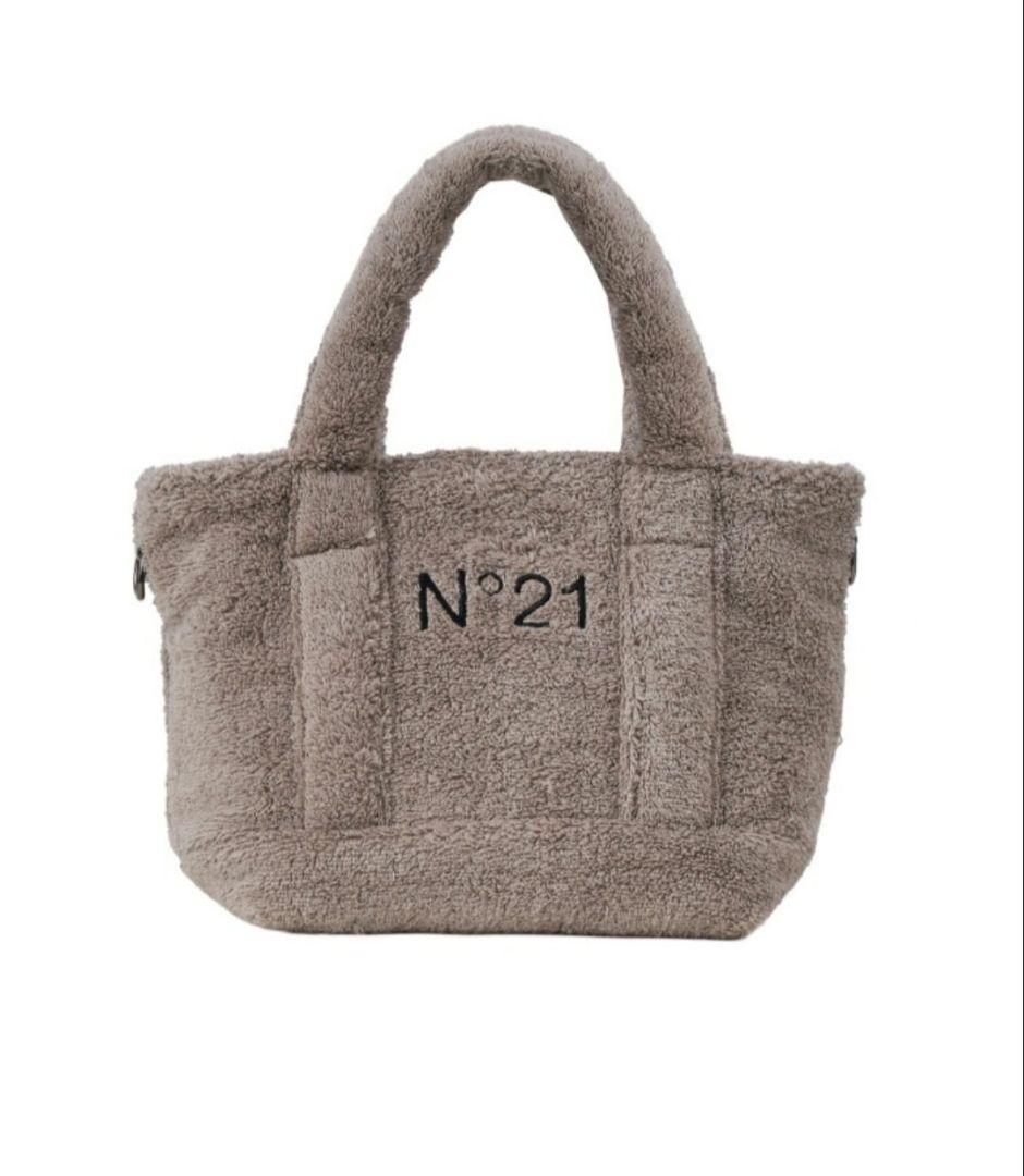 N°21　ヌメロ ヴェントゥーノ　育てるタオル　コラボ　トートバッグ　ベージュ