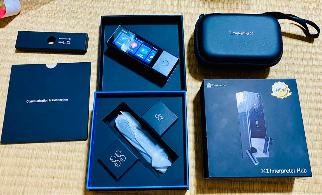 Timekettle X1 翻訳イヤホン 音声翻訳機 二台に通話翻訳 同時通訳