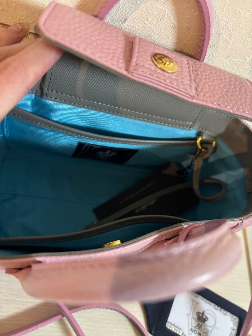 新品タグ付　A.D.M.J ピンク　ショルダーバッグ