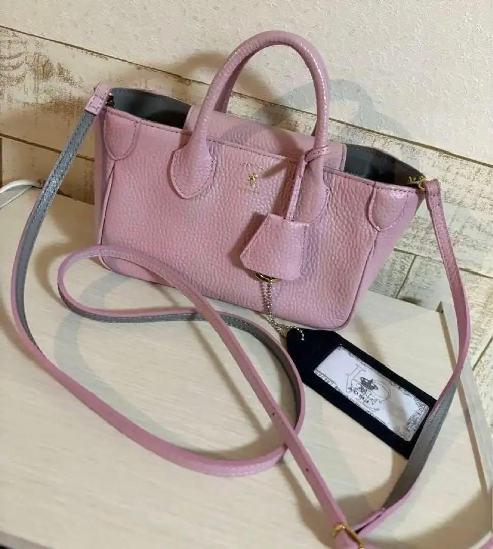 新品タグ付　A.D.M.J ピンク　ショルダーバッグ