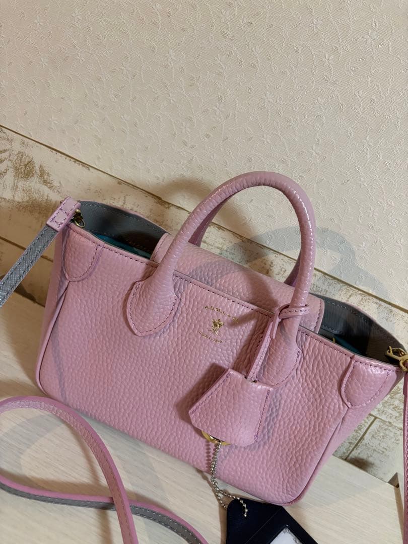 新品タグ付　A.D.M.J ピンク　ショルダーバッグ