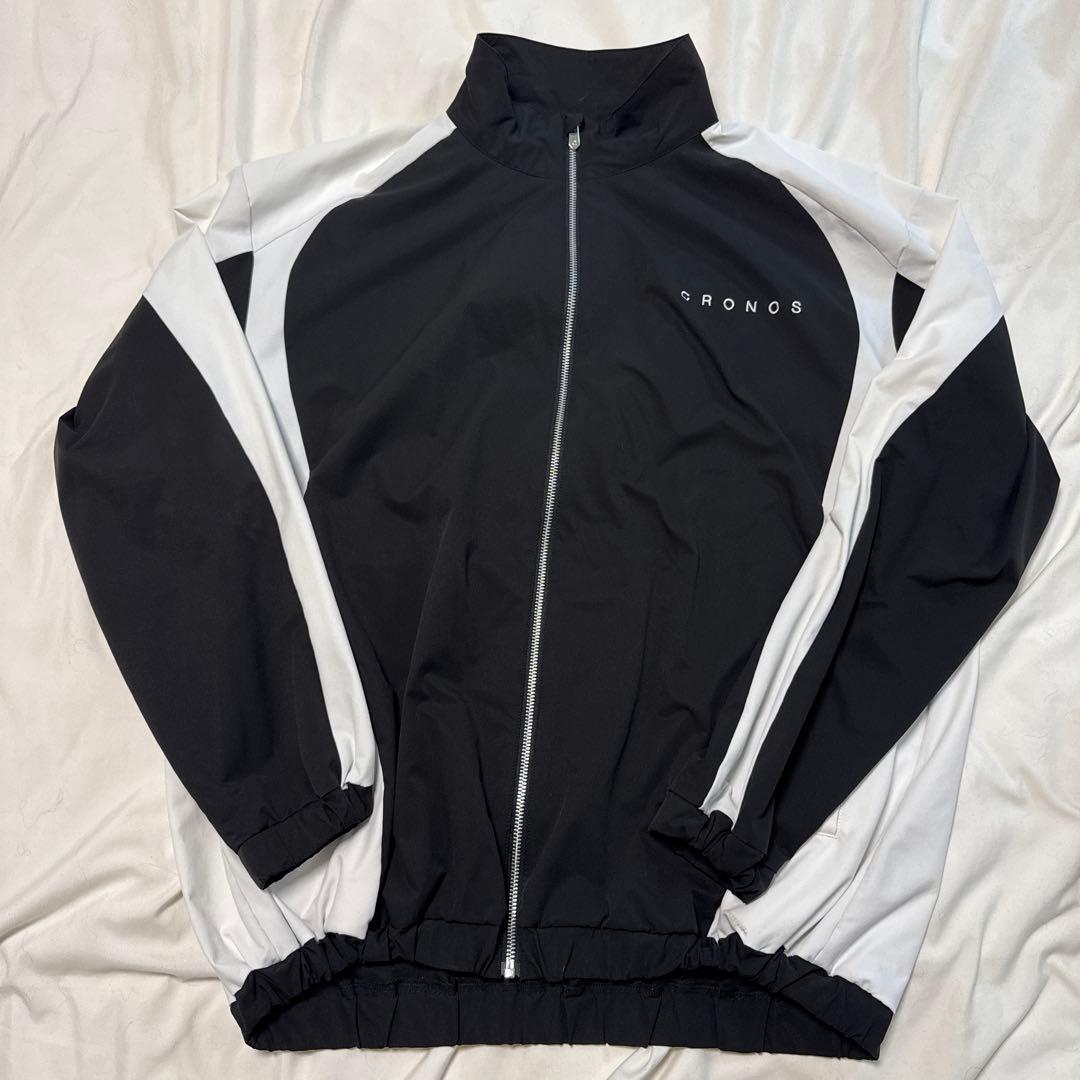 CRONOS クロノス ナイロン　ジャージ　セットアップ　黒