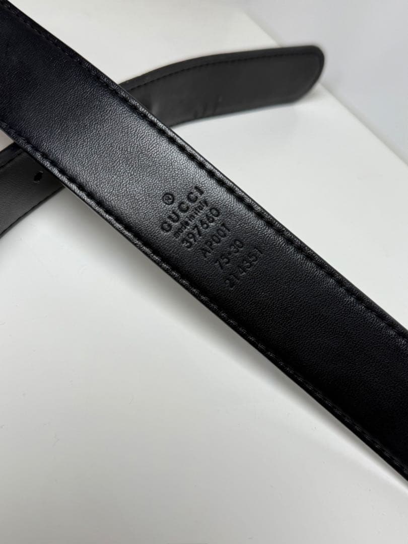 GUCCI ｜ ダブルG レザーベルト（ユニセックス）