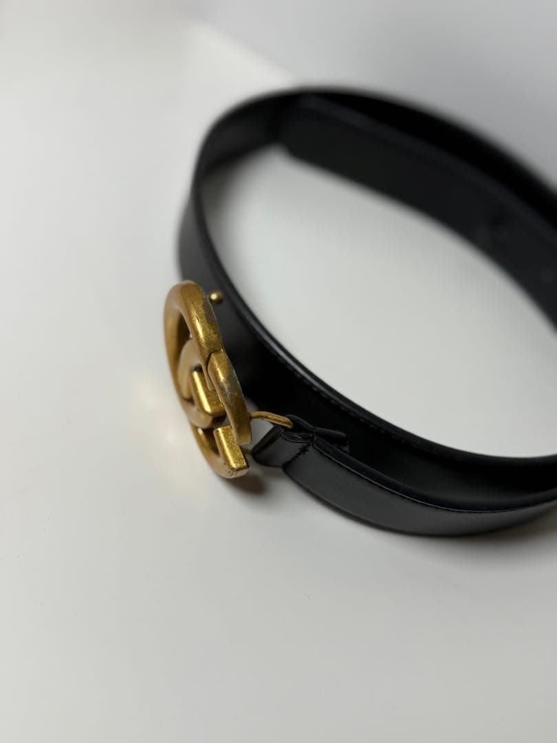 GUCCI ｜ ダブルG レザーベルト（ユニセックス）