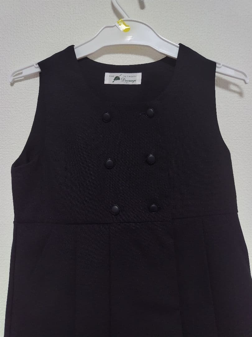 【小学受験】濃紺ドレッサージュセットアップ＋ブラウス3点完結セット