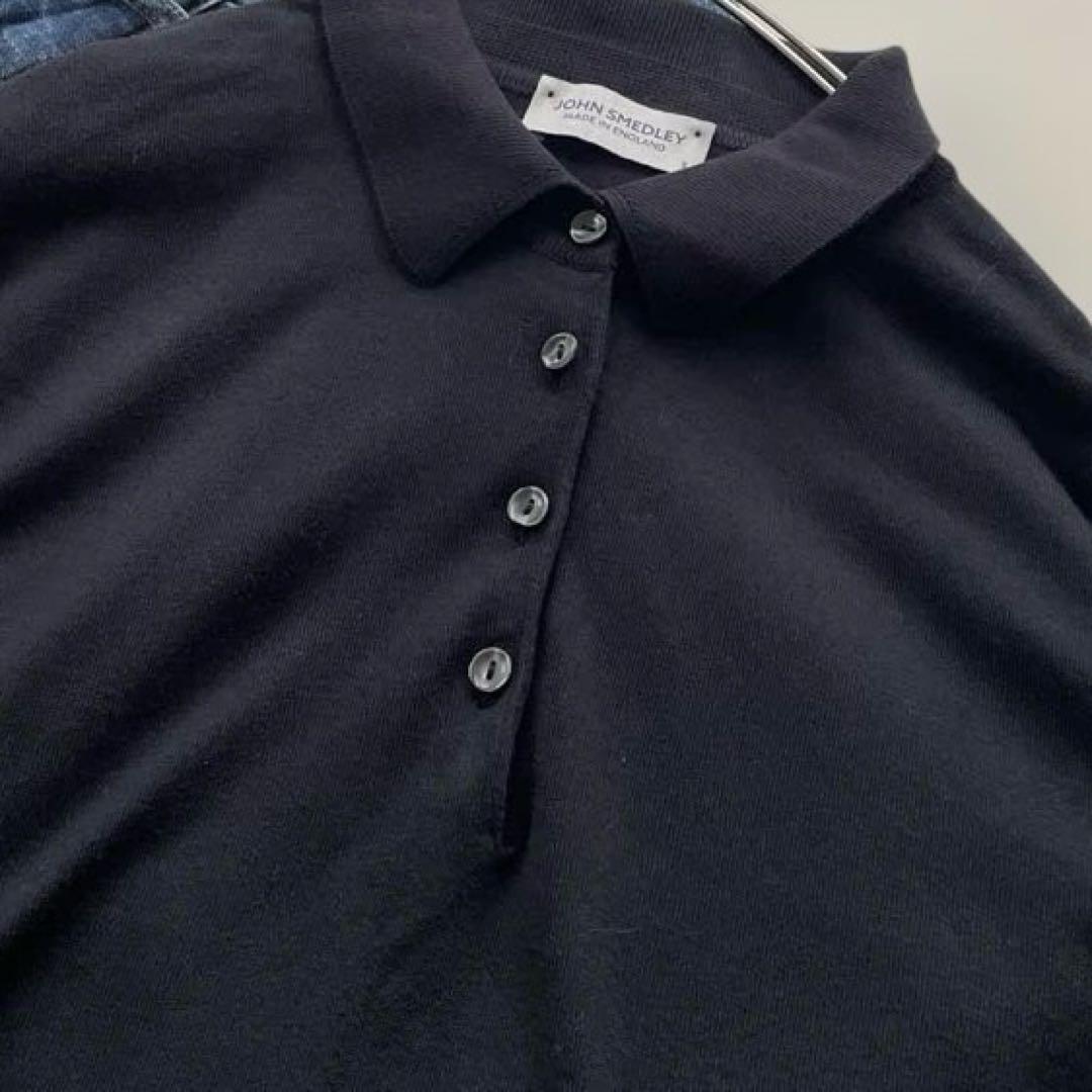 未使用　JOHN SMEDLEY シーアイランドコットン　ニットポロシャツ