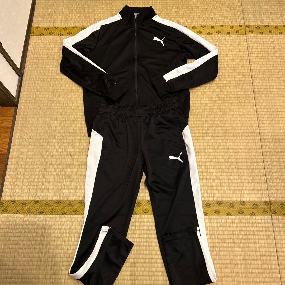 PUMA ブラック ジャージセット M