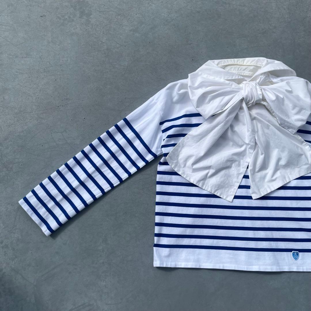 【ORCIVAL×BEAMS COUTURE】セーラーカラーシャツ