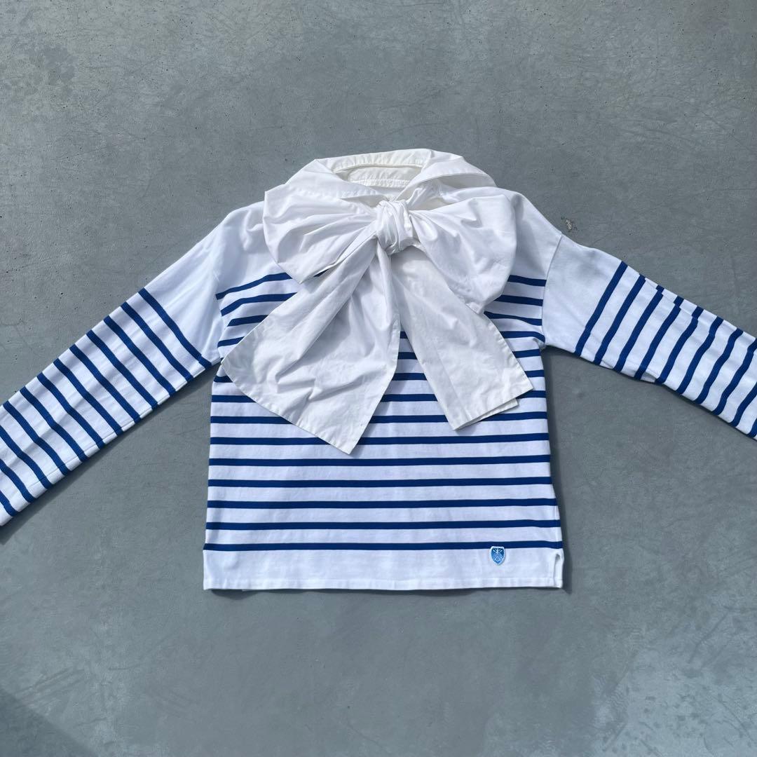 【ORCIVAL×BEAMS COUTURE】セーラーカラーシャツ