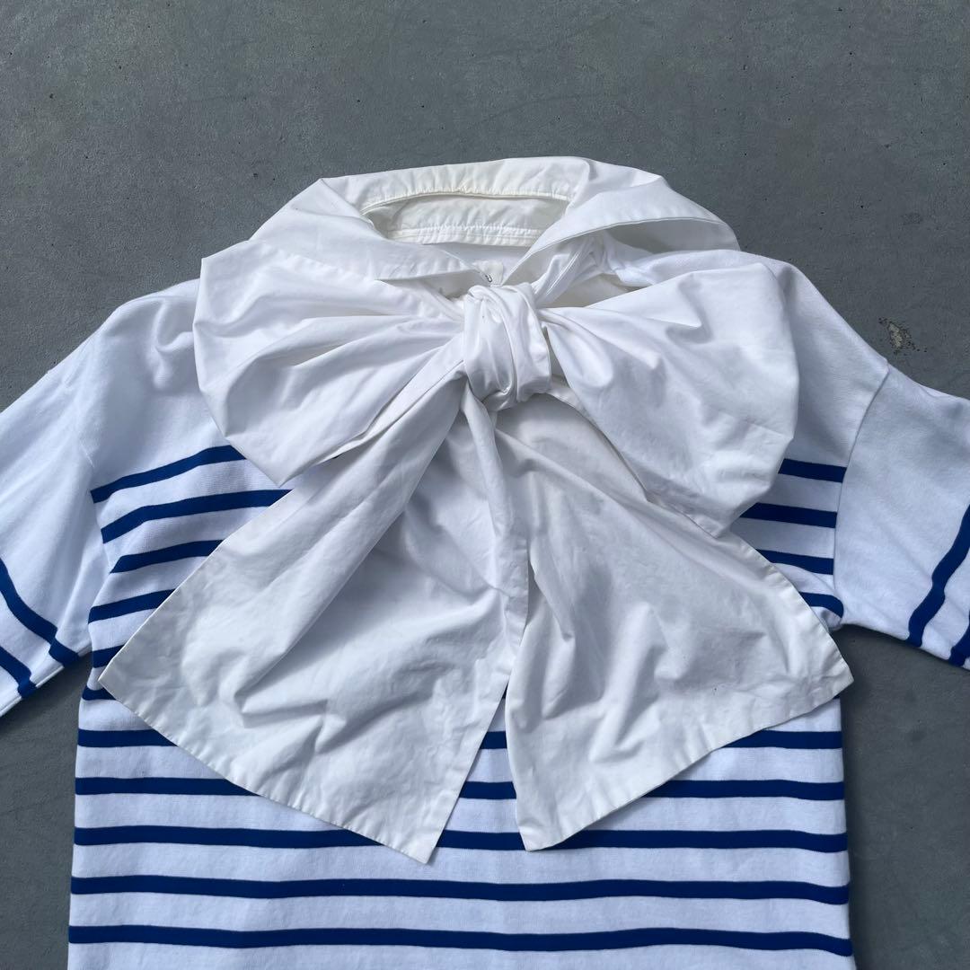 【ORCIVAL×BEAMS COUTURE】セーラーカラーシャツ