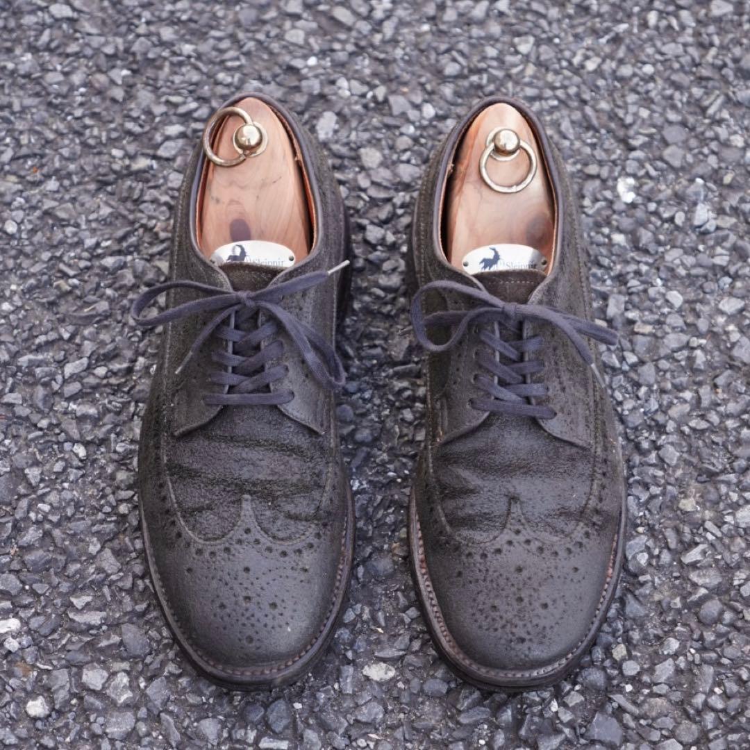 ⭐︎希少モデル⭐︎ Alden ブラウンオイルドスウェード ロングウィングUS9hD