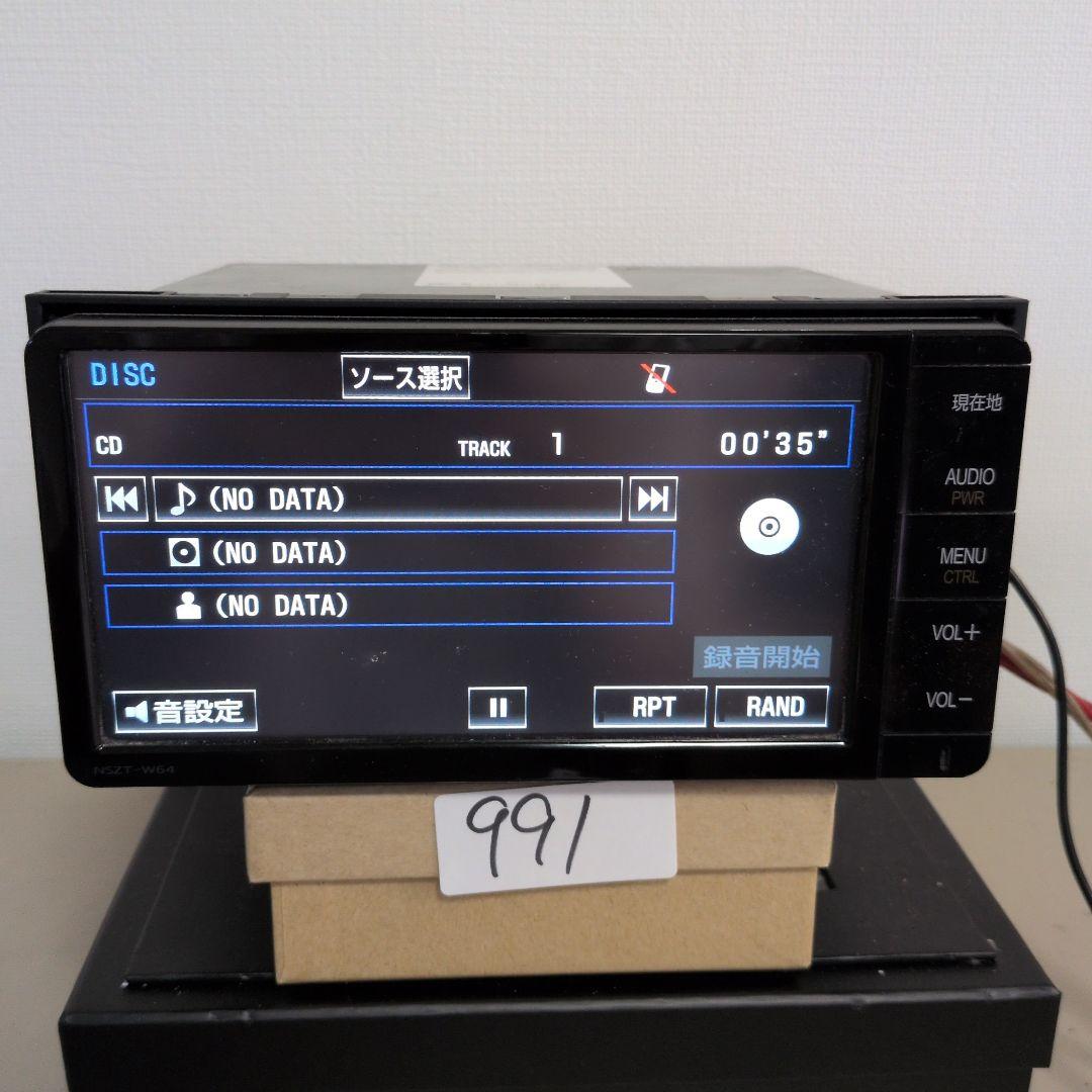 991 動作良好 トヨタ Bluetooth NSZT-W64