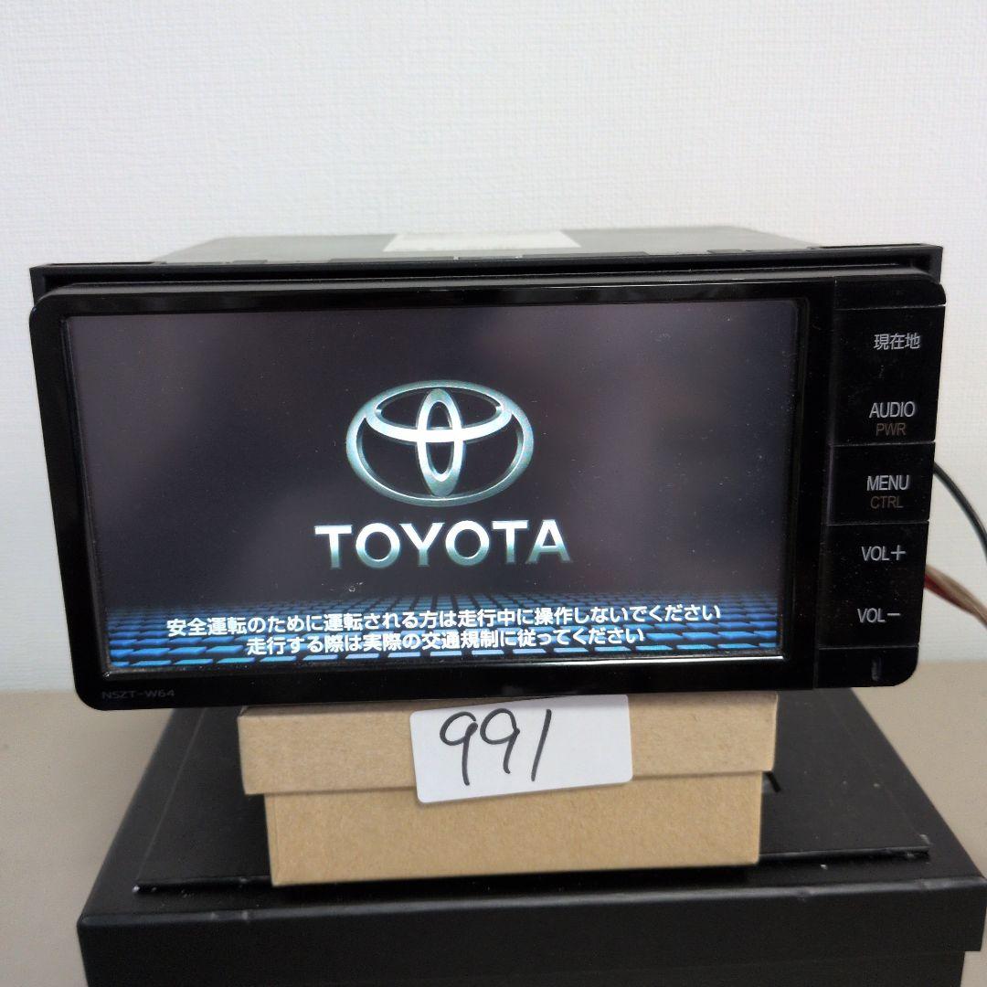 991 動作良好 トヨタ Bluetooth NSZT-W64