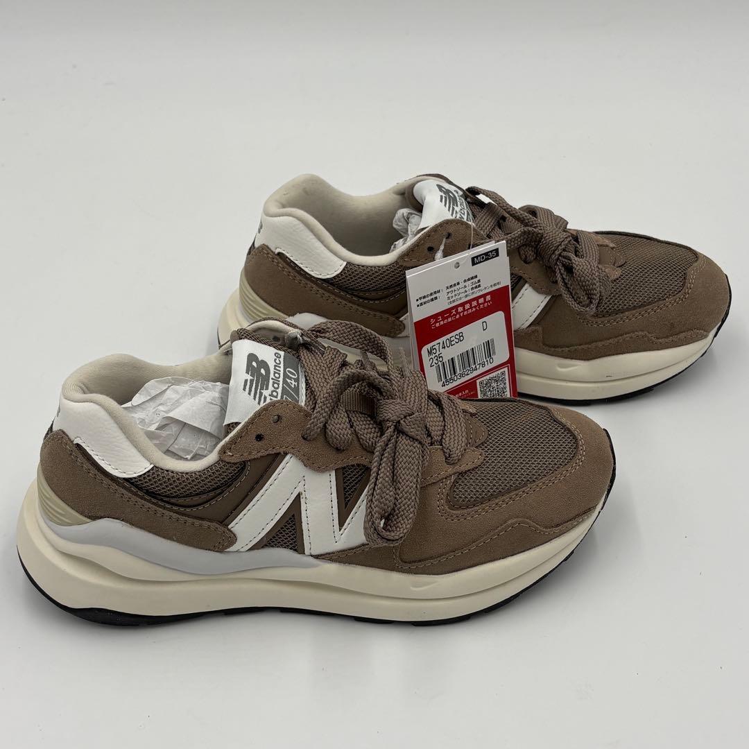 New Balance M5740 スニーカー ブラウン Dサイズ