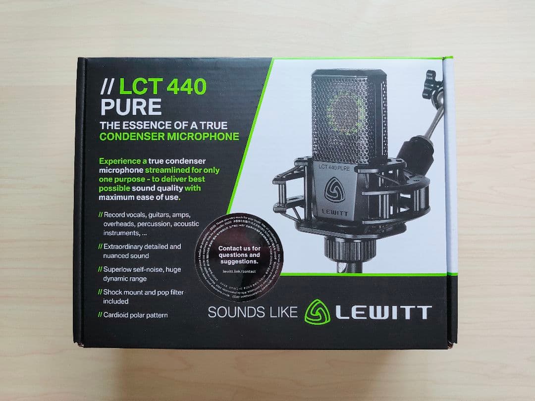 【美品】Lewitt LCT440 Pure